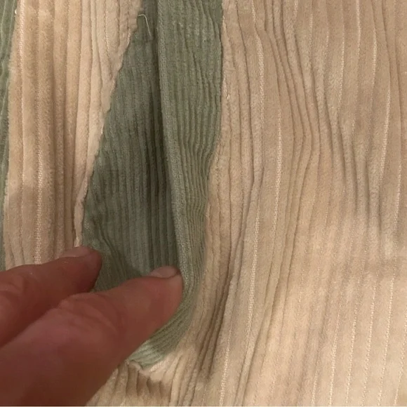 NWT Urban Outfitters Corduroy Patchwork Shacket Unisex Button Up Jacket Boho - Picture 7 of 13